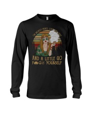 I'm Mostly Peace Love And Light 420 Long Sleeve Tee thumbnail