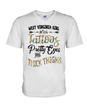 West Virginia V-Neck T-Shirt tile