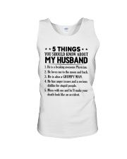 5 Things You Should Know About My Husband Unisex Tank thumbnail