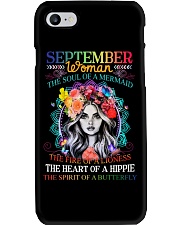 September Woman The Soul Of A Mermaid Phone Case tile