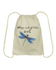 Whisper Words Of Wisdom Let It Be Drawstring Bag thumbnail