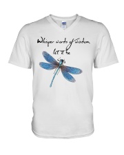 Whisper Words Of Wisdom Let It Be V-Neck T-Shirt thumbnail