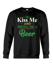 Kiss Me And Bring Me A Beer Crewneck Sweatshirt tile
