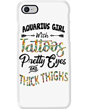 Aquarius Girl With Tattoos Pretty Eyes Phone Case tile