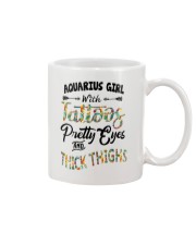 Aquarius Girl With Tattoos Pretty Eyes Mug tile