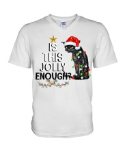 Is This Jolly Enough 2 V-Neck T-Shirt tile