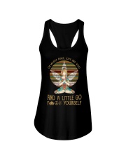 I'm Mostly Peace Love And Weed Ladies Flowy Tank thumbnail