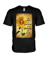 I Chose To Find Joy In The Journey V-Neck T-Shirt tile