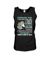 February Girl Unisex Tank tile