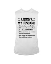 5 Things You Should Know About My Husband Sleeveless Tee thumbnail