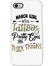 March Girl With Tattoos Pretty Eyes Phone Case tile