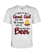 I Try To Be Good Girl V-Neck T-Shirt thumbnail