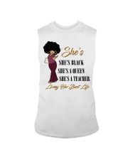 Black Queen - Teacher Sleeveless Tee thumbnail
