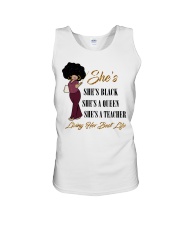 Black Queen - Teacher Unisex Tank thumbnail