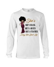Black Queen - Teacher Long Sleeve Tee thumbnail