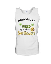 Motivated By Weed And Sunflowers Unisex Tank thumbnail