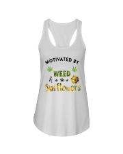 Motivated By Weed And Sunflowers Ladies Flowy Tank thumbnail