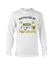 Motivated By Weed And Sunflowers Long Sleeve Tee thumbnail
