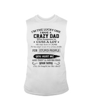 I'm The Lucky One I Have A Crazy Dad Sleeveless Tee tile