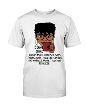 June Girl Knows More Than She Says Classic T-Shirt front