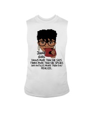 June Girl Knows More Than She Says Sleeveless Tee tile
