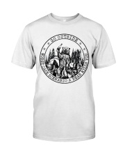 Go Outside Worst Case Scenario A Bear Kills You Classic T-Shirt front