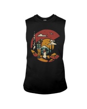 Camping With Dog Sleeveless Tee thumbnail