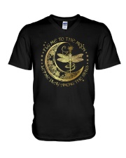 Fly Me To The Moon Let Me Play Among The Stars V-Neck T-Shirt thumbnail