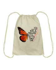 You May Say I'm Dreamer But I'm Not The Only One Drawstring Bag thumbnail