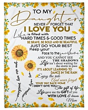 To My Daughter Never Forget That I Love You Small Fleece Blanket - 30" x 40" front