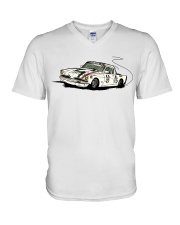 La Mexican Race - El Angel Gabriel V-Neck T-Shirt tile