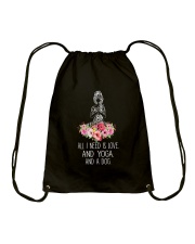 Yoga Tshirt Drawstring Bag thumbnail