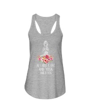 Yoga Tshirt Ladies Flowy Tank front