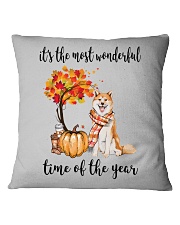 The Most Wonderful Time - Akita Square Pillowcase thumbnail