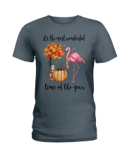 The Most Wonderful Time - Flamingo Ladies T-Shirt thumbnail
