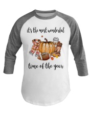 The Most Wonderful Time - American Football 2 Baseball Tee thumbnail