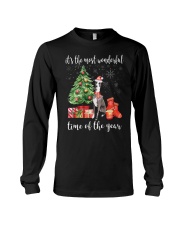The Most Wonderful Xmas - Greyhound Long Sleeve Tee thumbnail