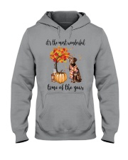The Most Wonderful Time - Chocolate Labrador Hooded Sweatshirt thumbnail