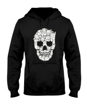 Skull Cats Halloween Hooded Sweatshirt thumbnail