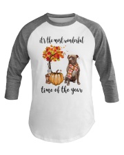 The Most Wonderful Time American Pit Bull Terrier Baseball Tee thumbnail