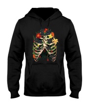 Skeleton Black Cats Hooded Sweatshirt thumbnail