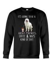 Great Pyrenees Coffee and Naps Crewneck Sweatshirt thumbnail