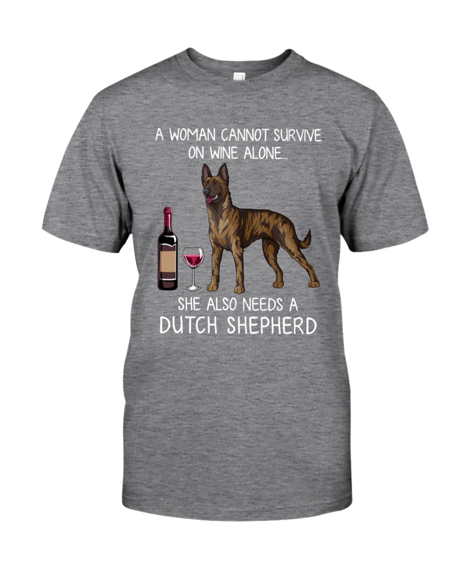 Wine and Dutch Shepherd Classic T-Shirt
