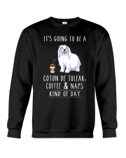 Coton de Tulear Coffee and Naps Crewneck Sweatshirt thumbnail
