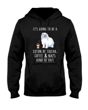 Coton de Tulear Coffee and Naps Hooded Sweatshirt thumbnail