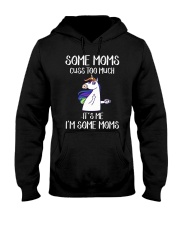 Moms Cuss Too Much Hooded Sweatshirt thumbnail