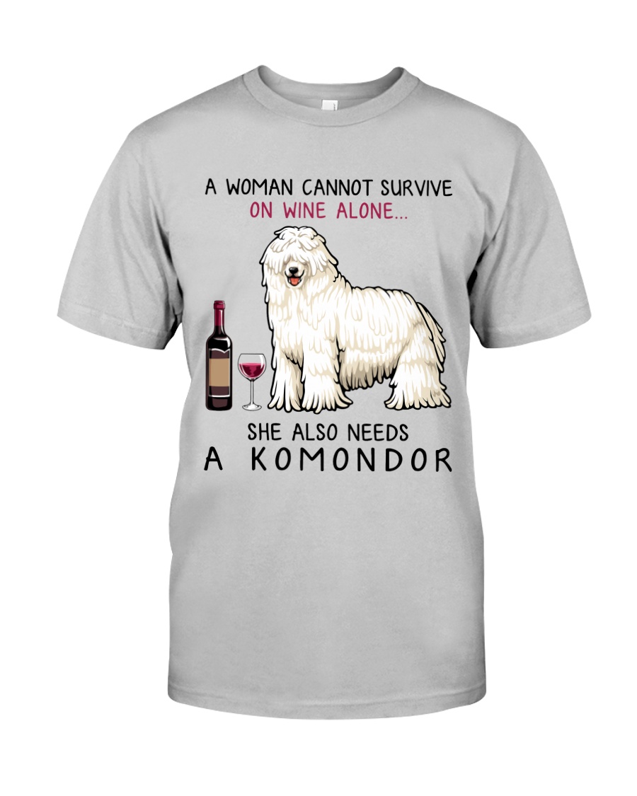 Wine and Komondor 2 Classic T-Shirt