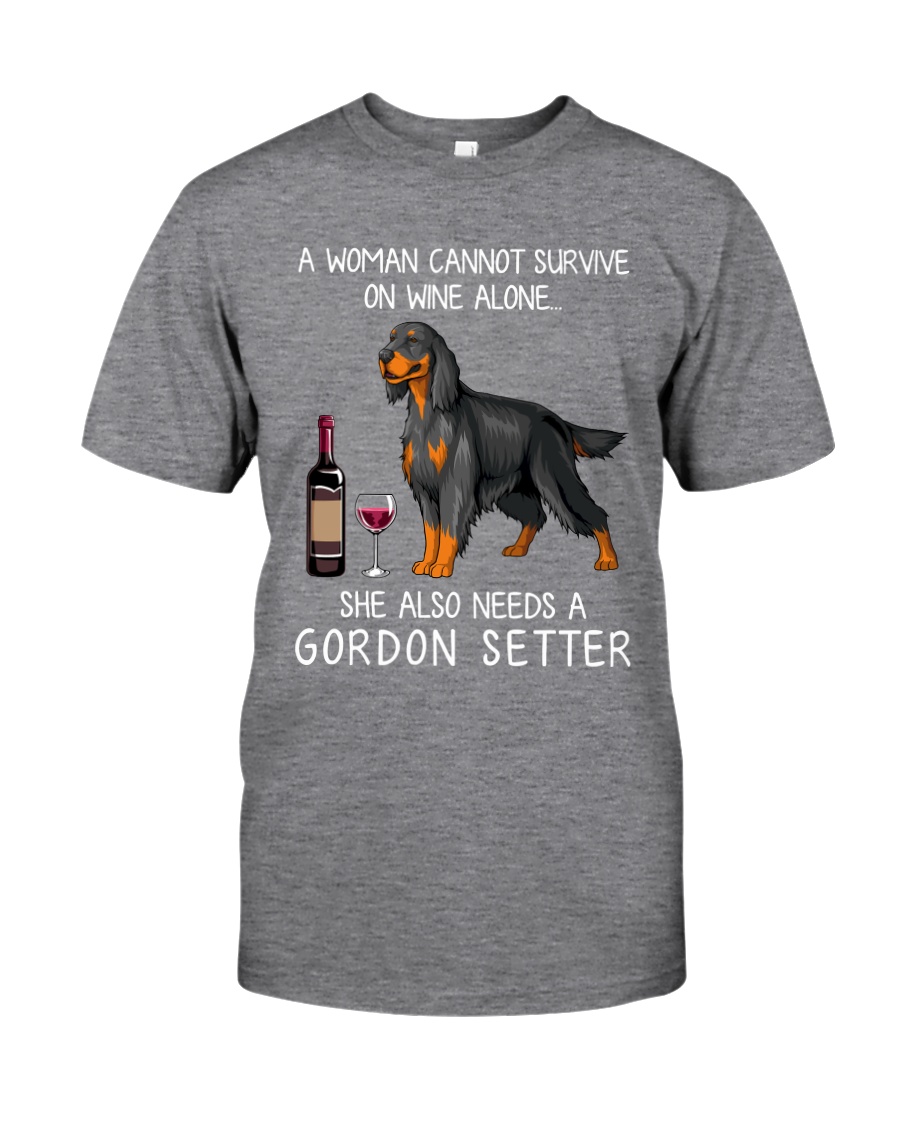 Wine and Gordon Setter Classic T-Shirt