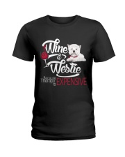 Westie - Therapy is expensive Ladies T-Shirt thumbnail