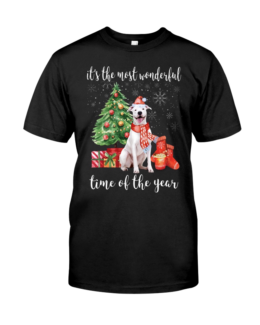The Most Wonderful Xmas - Dogo Argentino Classic T-Shirt
